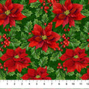 Deck The Halls-Poinsettia Pine Multi 28996-76