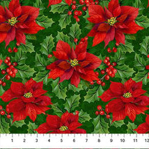 Deck The Halls-Poinsettia Pine Multi 28996-76
