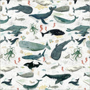Deep Blue-Creatures Of The Sea Foam 55255D-2