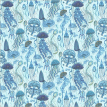 Deep Blue-Jellyfish Field Aqua 55259D-3