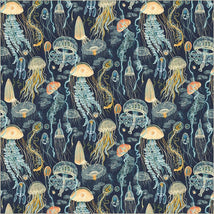 Deep Blue-Jellyfish Field Deep Blue 55259D-1