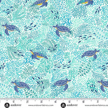 Deep Blue Sea - White Turtles MU-143-W