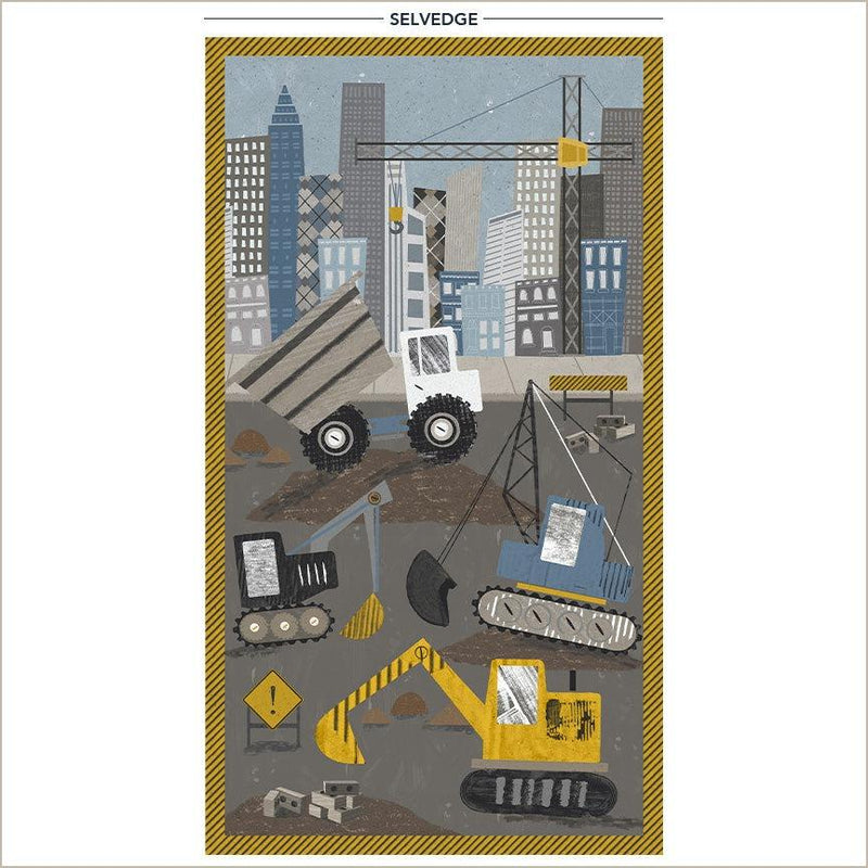 Diggers & Dozers-24" City Works Panel Multi 55024DP-X