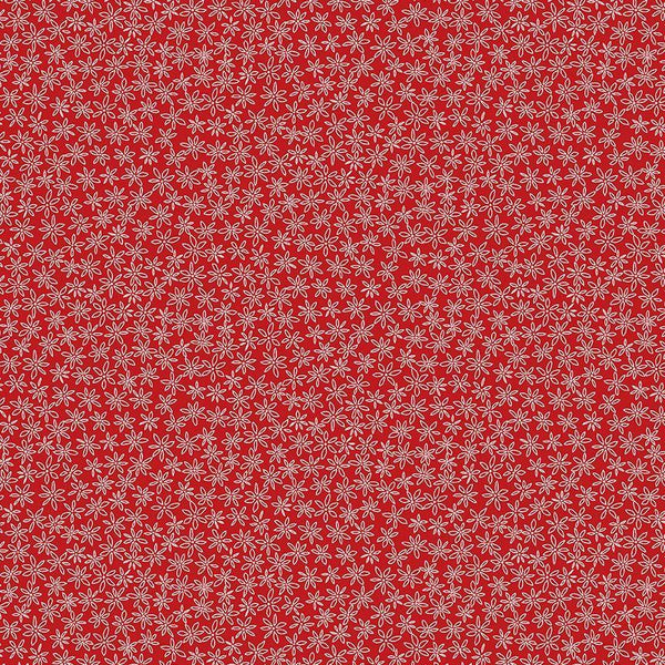 Ditsy Floral Outline-Red REDWORK-CD3102-RED