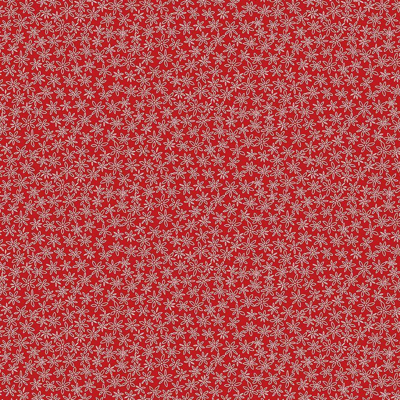 Ditsy Floral Outline-Red REDWORK-CD3102-RED