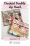 Divided Double Zip Pouch SLF-1807