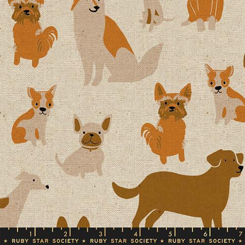 Dog Park Canvas Linen Natural RS2101-12L