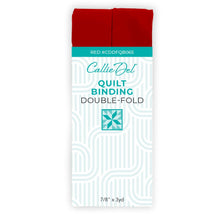 Double Fold Quilt Binding Red 7/8in x 3yd - CDDFQB065