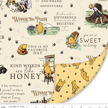 Double Lush Velvet-Winnie The Pooh LV17361-WINNIETHEPOOH