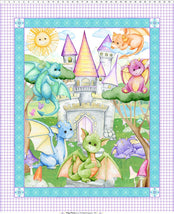 Dragon Friends-36" Panel Multi 1DF-1