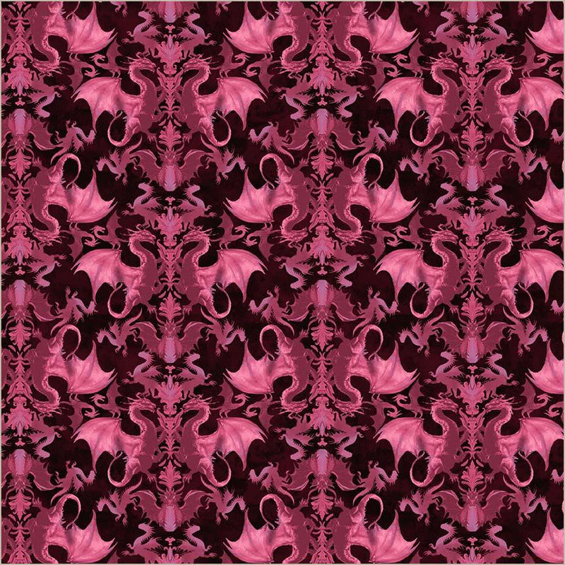Dragon Kingdom-Heraldry Magenta 54807D-2