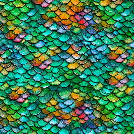 Dragon's Song - Dragon Scales Green 2600-31156-G
