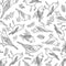 Drawn To Birds-Bird Toile White 2600-31137-Z