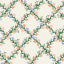 Easter-Floral Trellis Cream RP1507-CR2