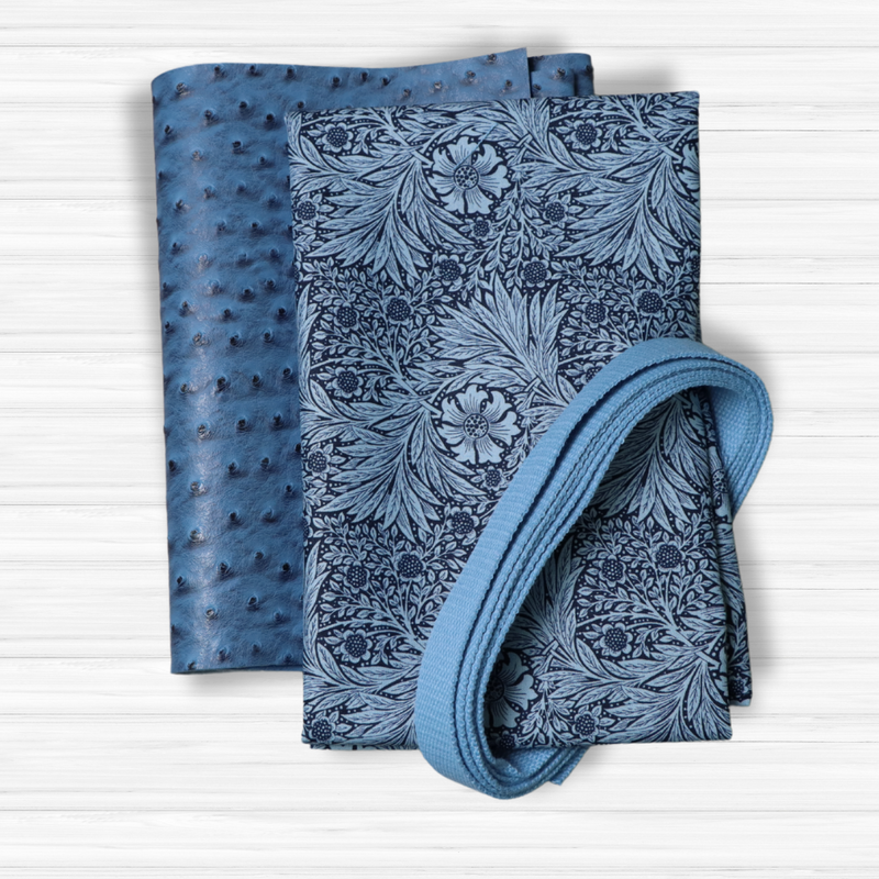 Easy Tote Bag Fabric Kit - Blue Jeans