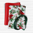 Easy Tote Bag Fabric Kit - Cardinal Christmas