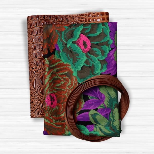 Easy Tote Bag Fabric Kit - Charming Chestnut