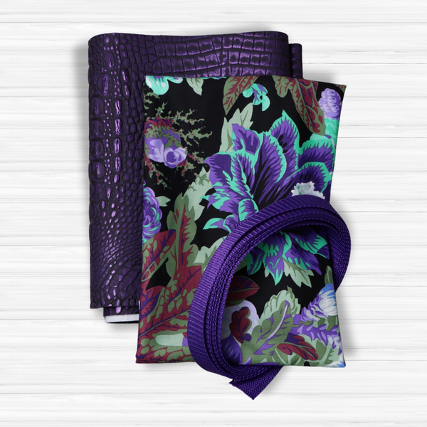 Easy Tote Bag Fabric Kit - Floral Burst