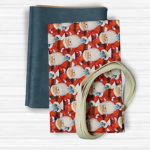 Easy Tote Bag Fabric Kit - Hello Santa