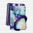 Easy Tote Bag Fabric Kit - Metallic Ocean