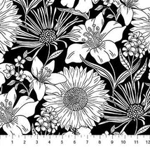 Ebony & Ivory-Supersize FloraBlack 27716-99