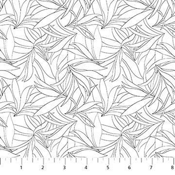 Ebony & Ivory-White Leaf White 27724-10