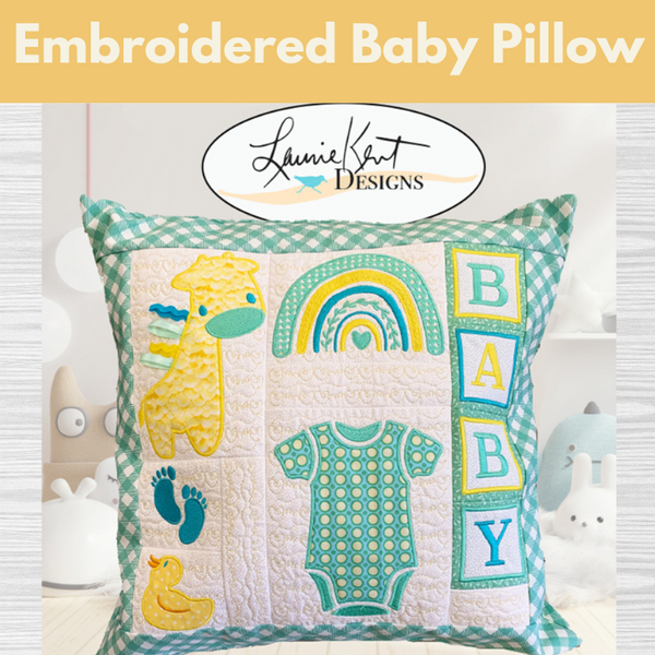 Embroidered Baby Pillow** Mon 12/16 9:30am-4:00pm (bring lunch)