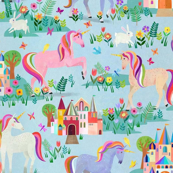Enchanted Unicorn-Believe In Unicorn DDC12371-BLUE-D
