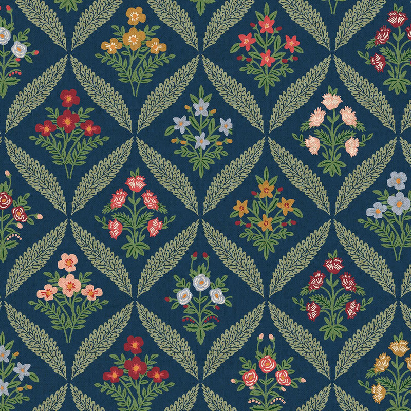 Dahlia-Estee Garden-Navy Canvas RP1602-NM4C