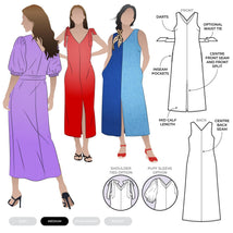 Esther Woven Dress Pattern Size 10-22