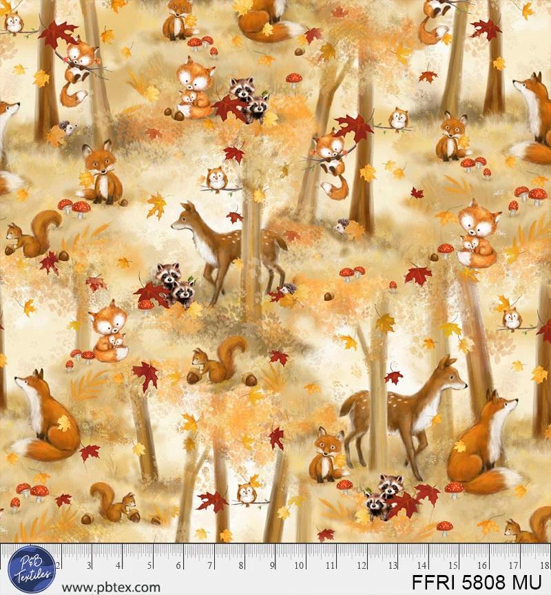 Fall Friends-Fall Forest Scenic 5808-MU