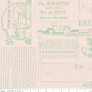 Farmer's Daughter-108" Wide Back-Farm Life Sage WB17193-SAGE