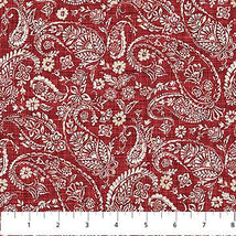 Farmhouse Sampler-Paisley Red 28607-24