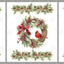 Feathered Festivities-36" Panel Multi W120-001-063