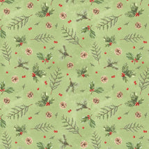 Feathered Festivities-Holly & Pine Green W120-007-663