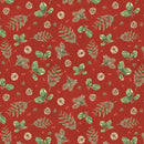 Feathered Festivities-Holly & Pine Red W120-007-363
