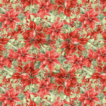 Feathered Festivities-Packed Poinsettias Multi W120-004-363