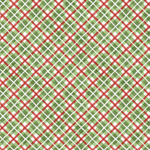 Feathered Festivities-Plaid Green W120-012-603
