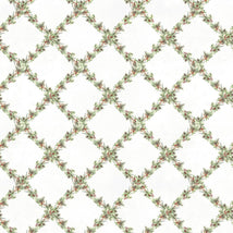 Feathered Festivities-Trellis White W120-008-063