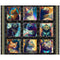 Feline Fantasia - 36" Large Cat Pictures Patches Panel Multi 2600-31367-X