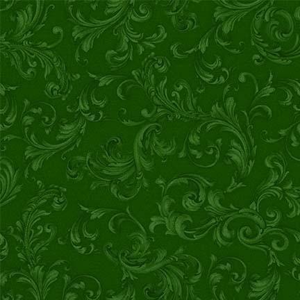 Festive Scroll-Green DDC12345-GREE-D
