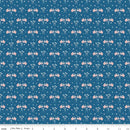 Firework Fields-Flags Coastal Blue C17586-COASTALBLUE