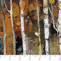 First Snow-Birch Trees Rust/Multi DP28092-37