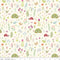 Flannel Garden Animals-Cream F16025-CREAM