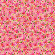 Fleur de Rose-Star Flowers Coral Y4765-39