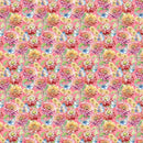 Flight Of Fancy-Flowers & Butterflies Pink W130-009-135