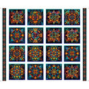 Flight Of The Hummingbird-36" Panel Stained Glass Picture Patches 2600-32192-X
