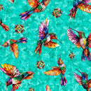 Flight Of The Hummingbird-Hummingbirds Turquoise 2600-32194-Q