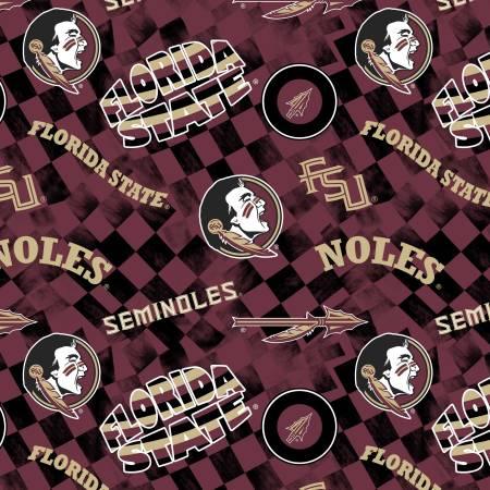 Florida State Check allover-Cotton FSU1370