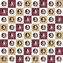 Florida State Seminoles Squares Digitally Printed